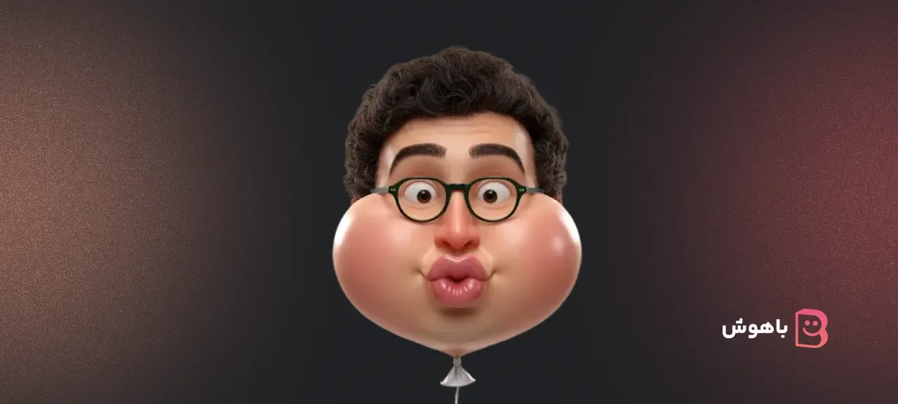 ساخت کاراکتر با صورت بادکنکی